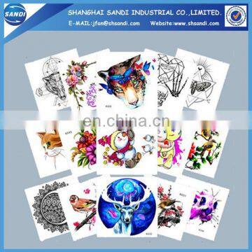 Promotional custom body temporary tattoo paper