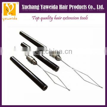 Wholesale price hot sales metal handle hair extension loop needle