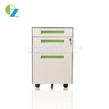 Anti-tilt Fuction 3 Drawers Metal Mobile Pedestal Cabinet With 5 Pcs Caster photo-2