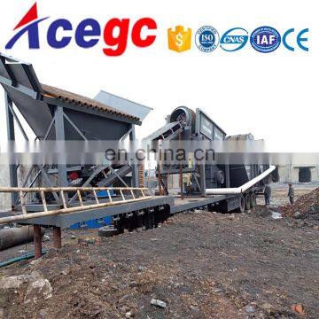 100-300tph mobile/movable/portable river / sea sand making machine price