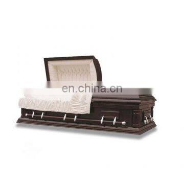 TD--A05 Soild cherry wooden casket with half couch