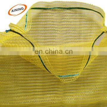 pe raschel bags for firewood mesh bag for vegetable packaging