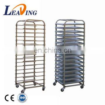 Cookie / bakery tray trolley with casters