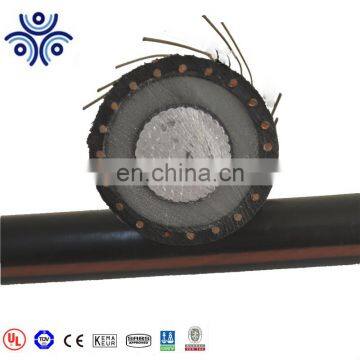 ul listed aluminum copper conductor 5kv mv cable