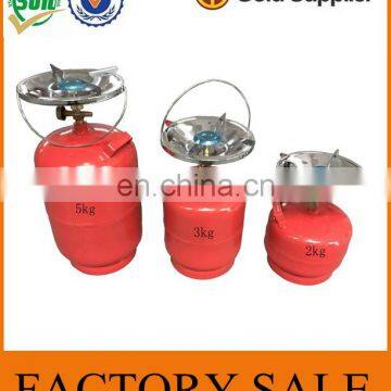 JG Ukraine 3kg 5kg Steel Camping Propane Cooking Gas Storage Cylinder Tank