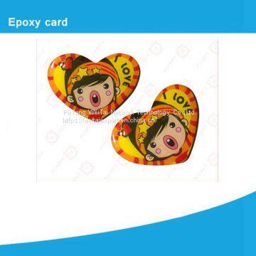 Irregular I code2 ISO15693 epoxy card design can be customized