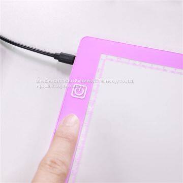China A4 LED Copy Board Scale Magnetic Back Case Drawing Tracing Thin Light Pad Box Dimmable photo-3