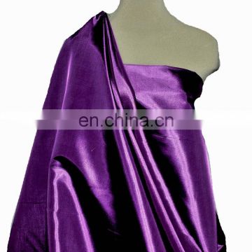 Good quality woven polyester cationic/two tone bridal taffeta fabric