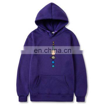 LAITE H2037 Soft Planet Printed Oversized Hoodies Sweatshirts Unisex Fashion Fleece Men's Hoodies photo-3