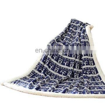 Wholesale Thick Double Side Imitate Cashmere Blanket for Adult photo-2
