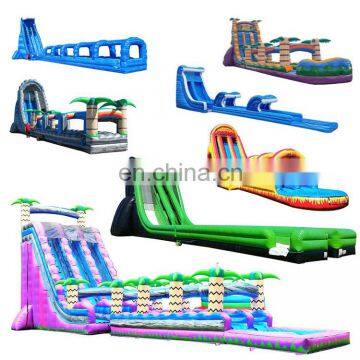 high quality cheap commercial large bounce bouncer water slide with slip