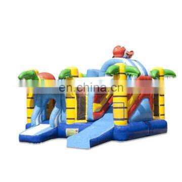 Clown Fish Turtle Kids Inflatable Bounce House With Slide, Blow Up Bounce Houses