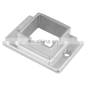 Square Pipe rectangular Pipe 40*40MM 50*50MM Flange Stainless Steel Satin Mirror Finish