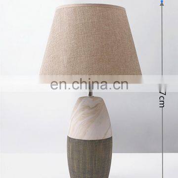 Nordic Living Room Decoration Brown Table Lamp Wholesale Cheap Exquisite Ceramic Bedside Lamp photo-7