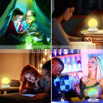 LED Multi Color Voice Sensor Baby Sleeping Night Light Soft Eye Protection With Usb Charging Light for Children photo-5