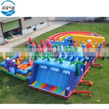 Four season inflatable toy mini amusement park kids adult playland