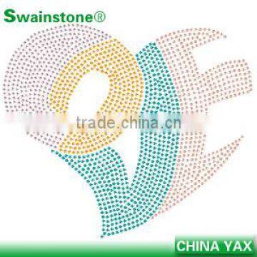 1103 Free Sample! Flat Back Hot Fix Rhinestone Transfer,wedding Dress Rhinestone Transfer, Fashion Dress Rhinestone Transfer photo-3