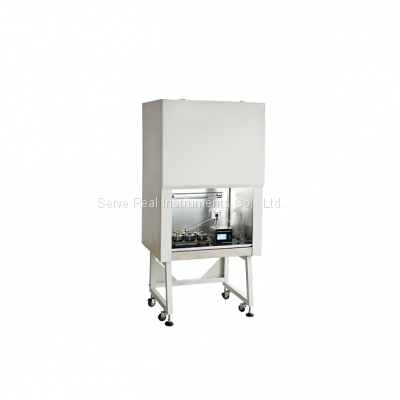 Dry Microbial Penetration Resistance Tester  ISO 22612 with safety cabinet