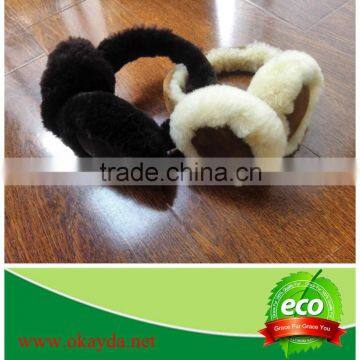 sheepskin ear-muff