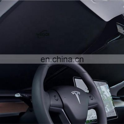 Luxury Car Windshield Sunshade for Tesla Model 3 Model Y  Windshield Shades Luxury Window Sun Blinds Model X S Accessories