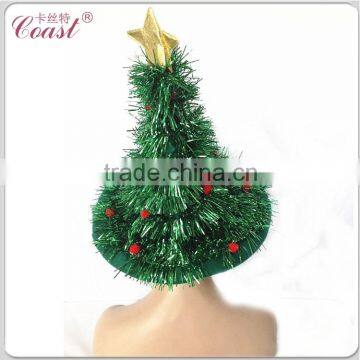 Funny Unique Design With Tinsel Christmas Tree Hat photo-4