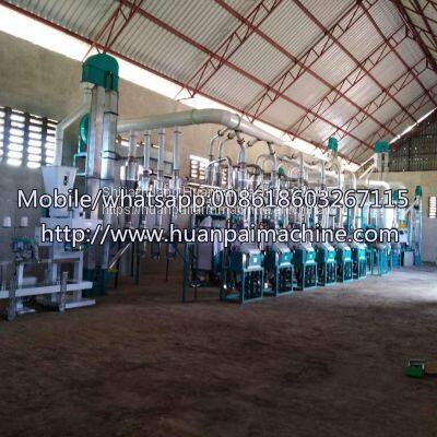 Automatic small maize and wheat flour mill machine/sorghum grain grinder grinding mill machine for sale south Africa