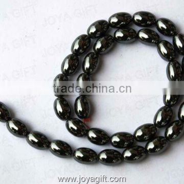 6x9MM Loose Hematite Rice Beads 16"