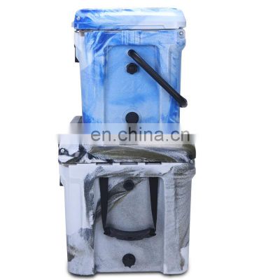 Hot Sell outdoor camping 20QT 35QT 45QT 60QT Different Rote Cooler box ice chest fishing Hard thermal insulated