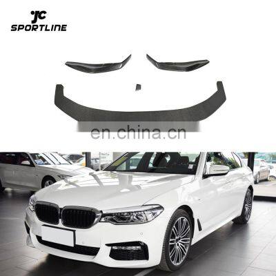 Carbon Fiber G30 Front Bumper Lip for BMW G31 G38 520i 530i 540i M Sport 17-19