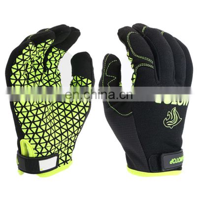 Microfiber material anti vibration cool mechanic work gloves