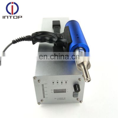 Best price portable spot ultrasonic welding machine/hand gun plastic welder