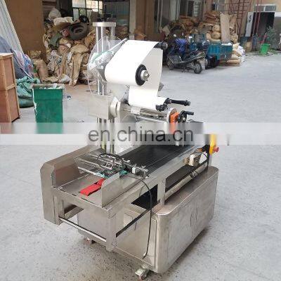 China Cosmetic Packaging Labeling Machine For Facial Mask Bags Plastic Kraft Hand Bags Flat Labeling photo-3