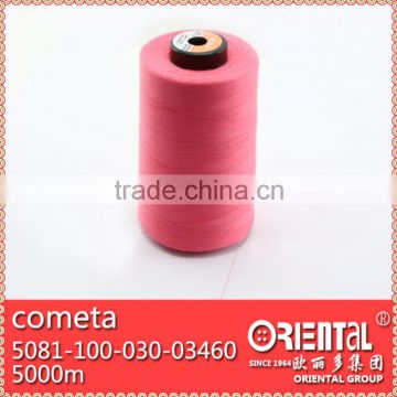 coats 100% abrasion remittance staple polyester sewing thread