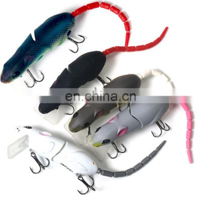 New design  minnow lure 15.5cm/15.5g Top water hard artificial bait mouse type Minnow Fishing Lure