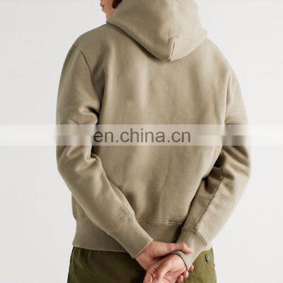 Wholesale men Heavyweight Thick Custom Logo Printing 100% Cotton Blank Plain Oversized  Hoodie Sweatshirt