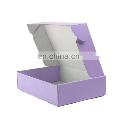 Custom a5 matte cardboard folding private mail packing with insert corrugated mailing package boxes