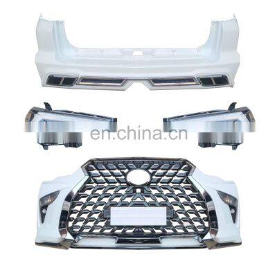 Car accessories for toyota 4runner 2010-2020 year upgrade lexus exterior include front bumper rear bumper headlights