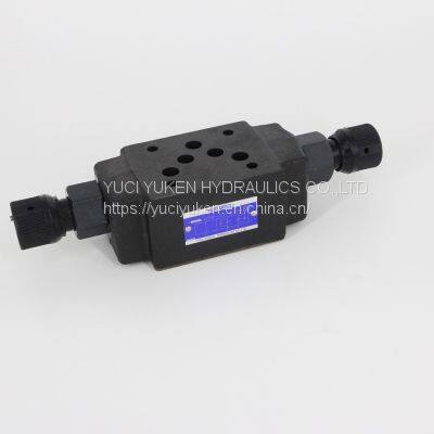 Throttle and check modular valve