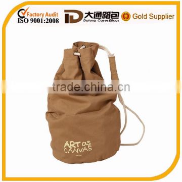 2014 Promotional canvas drawstring shopping bag