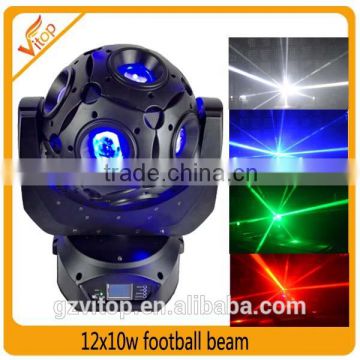 2016 New model stage beam lights 12x20w led foot ball beam lights