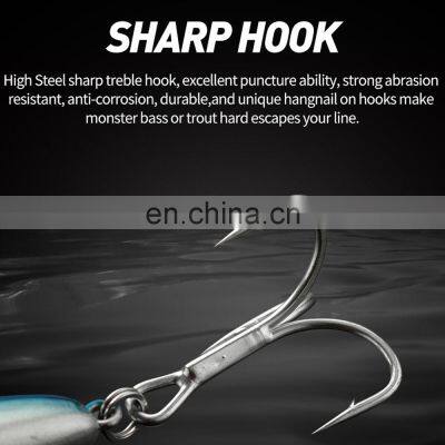 JOHNCOO Minnow Fishing Lure Artificial Fishing Bait 110mm Floating Crankbait Wobblers High Carbon Steel Hook Fishing Lures photo-3