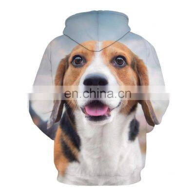 Fleece Full Dye Jumper Sweatshirts 3D Sublimation Printed Custom Logo 100% Polyester Men Hoodies photo-4