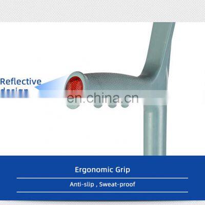 Super High Quality Medical Comfortable Walking Adjustable Aluminum Alloy Elbow Crutches photo-5