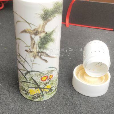 Ceramic Teacup Ceramic Liner Thermos Cup photo-4