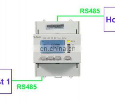 Solar DC Energy Meter for PV Plant Monitoring Acrel DJSF1352-RN DC Multifunctional Meter Used in PV Distribution System. photo-3
