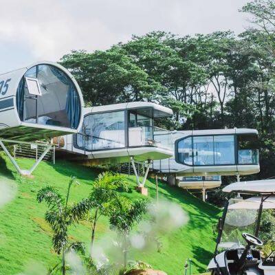 Factory Directly Outdoor Modular Space Capsule Home House With Kitchen