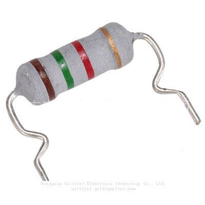 MOF Resistor 0.5W 0.25W 1W 2W 3W 5W 0.1R To 10Mohm Resistance Customizable Metal Oxide Film Resistor photo-3