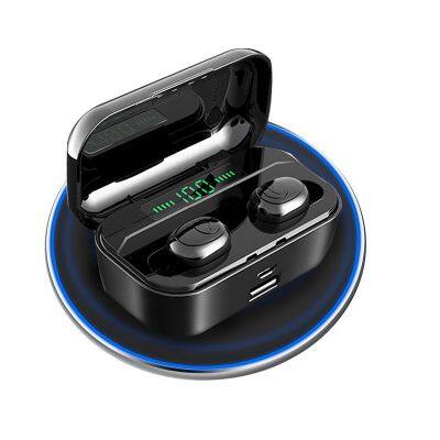 TWS G6S Wireless Headphones 8D Stereo Bluetooh 5.0 Earphone LED Display Headset IPX7 Waterproof earburd with Wireless Charging