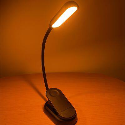 Black Children S Room Lovely Dual Lighting Colors LED Clip Reading Table Book Lamp photo-6