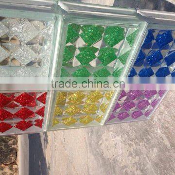 High Quality Decoration Colour Glass Brick